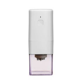 Square Electric Coffee Bean Grinder (Color: White)